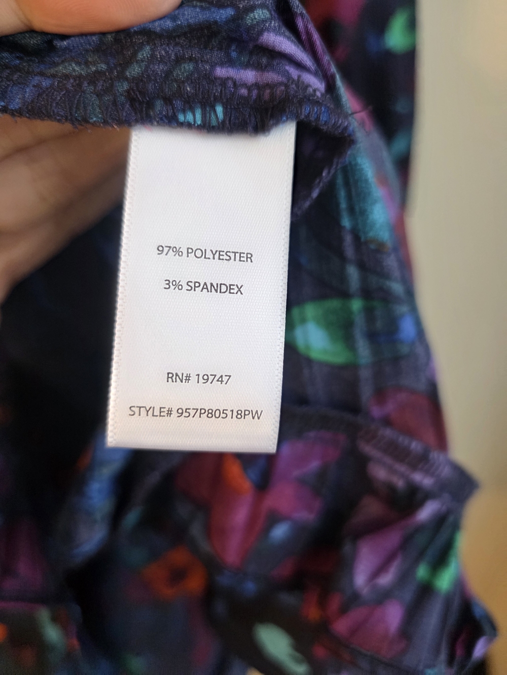 The Pioneer Woman Tiered Ruffle Mini Dress Floral Blue Orange Size Large - Picture 7 of 11